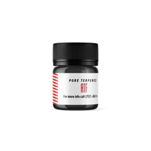 Load image into Gallery viewer, A black bottle with a red and white label, containing 'ATF' Botanical Terpenes by Calxya.
