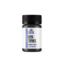 Load image into Gallery viewer, A black bottle labeled 'Alpha-Terpineol' by Calyxa.