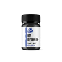 Load image into Gallery viewer, A bottle of Calyxa Beta-Caryophyllene terpene isolate with a white and blue label.