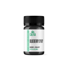 Load image into Gallery viewer, A bottle of Calyxa Botanical Blueberry Syrup Terpene with the label showing the product name.