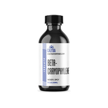 Load image into Gallery viewer, A bottle of Calyxa Beta-Caryophyllene terpene isolate with a white and blue label.