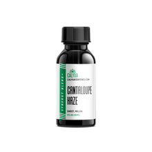 Load image into Gallery viewer, A bottle of Calyxa Cantaloupe Haze botanical terpenes with the label showing the product name and the website.