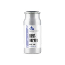 Load image into Gallery viewer, An aluminum bottle labeled 'Alpha-Terpineol' by Calyxa.