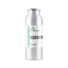 Load image into Gallery viewer, A bottle of Calyxa Botanical Blueberry Syrup Terpene with the label showing the product name and the brand's website.